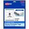 Avery Printable Arched Printable Tags, Sure Feed Technology, 2" x 3-1/2", Glossy White Cardstock, Print-to-The-Edge, Laser/Inkjet Printable, 80 Total